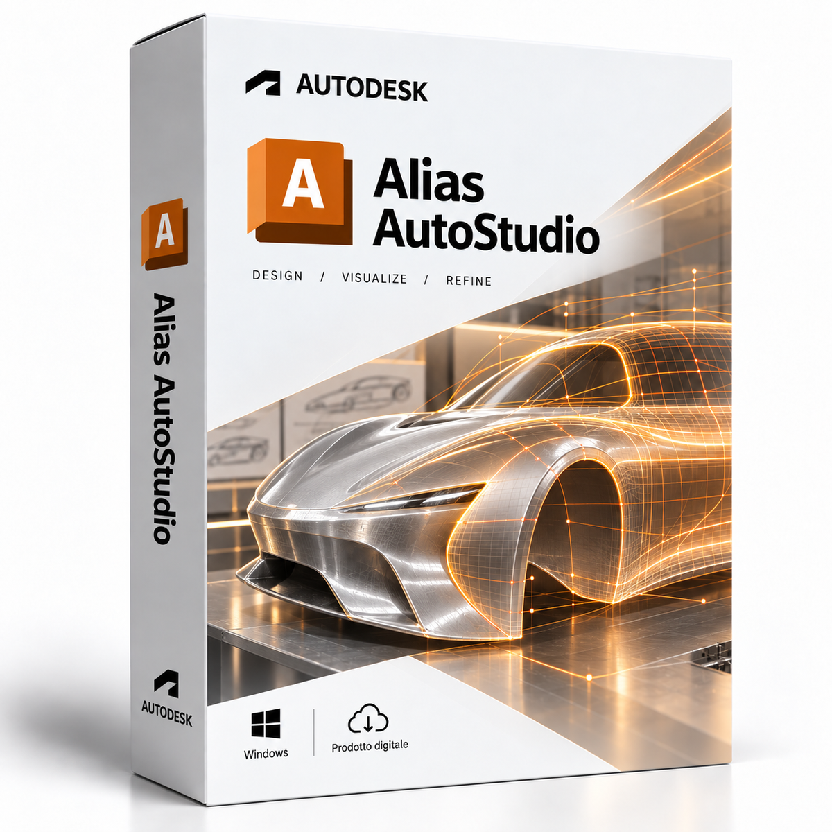 Autodesk Alias AutoStudio - cofanetto digitale