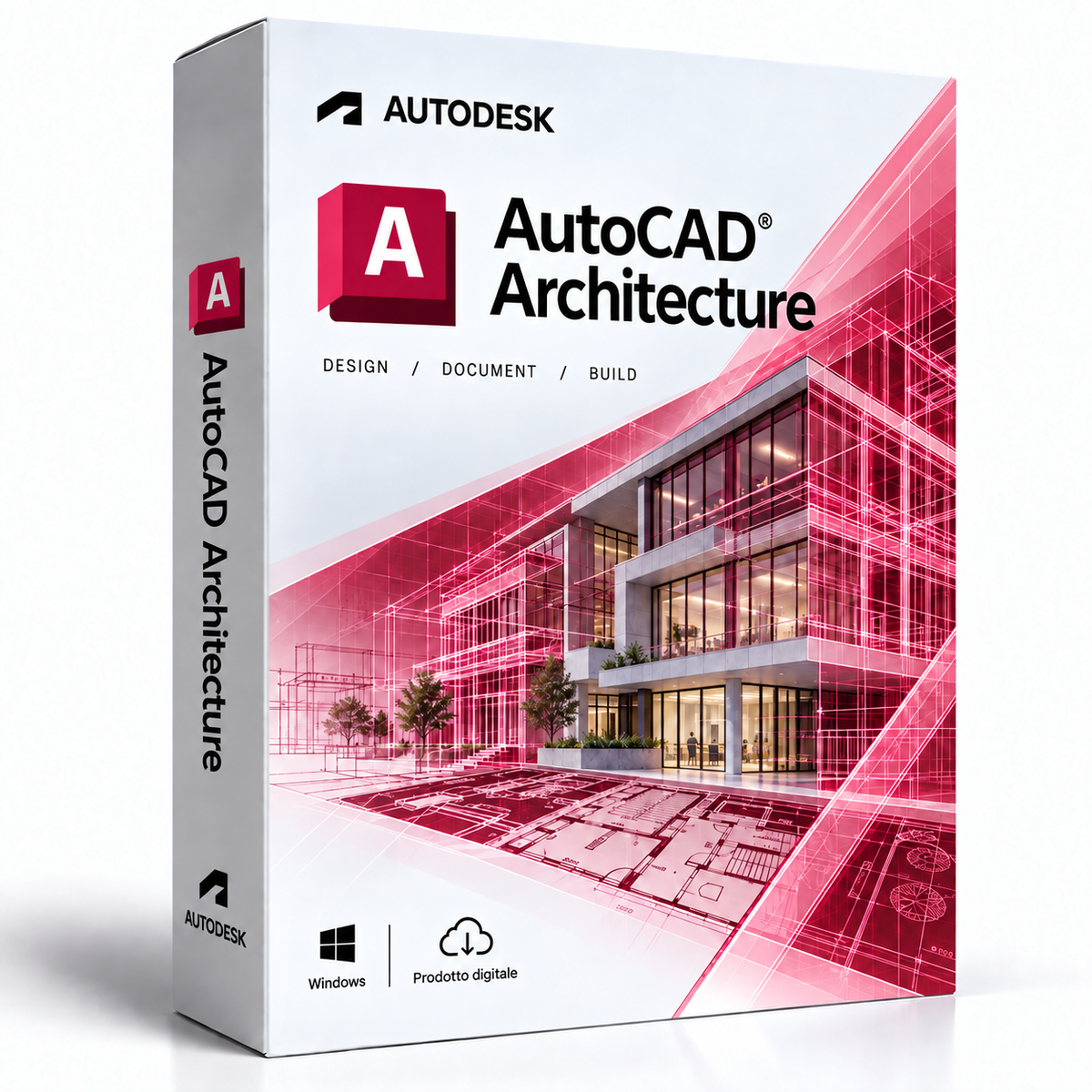 Autodesk AutoCAD Architecture - cofanetto rosso