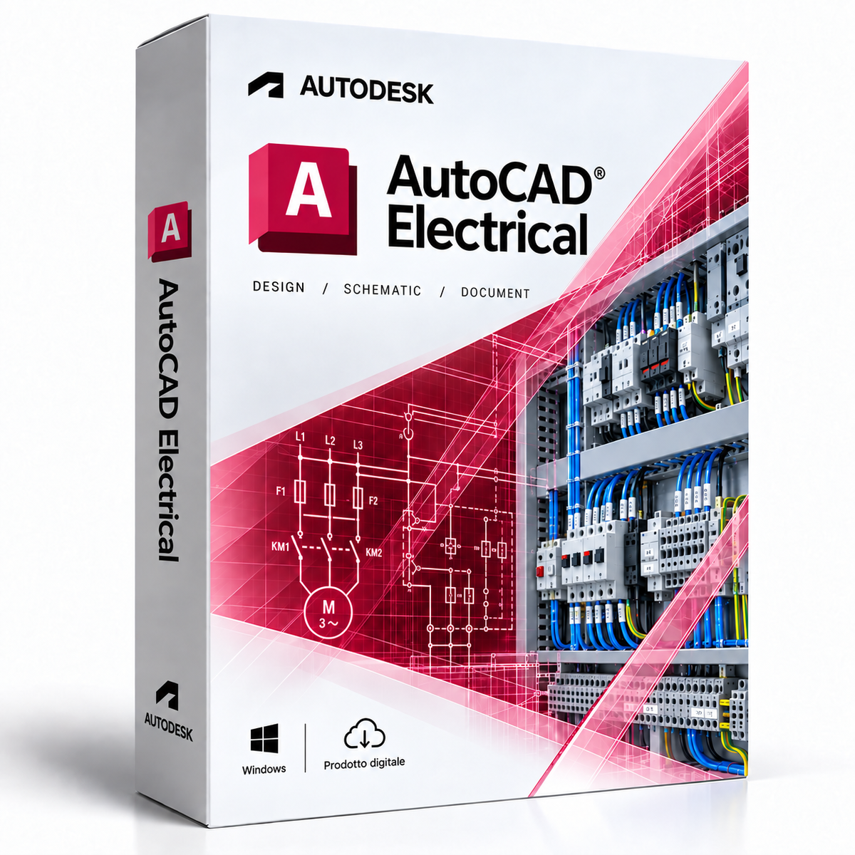 Autodesk AutoCAD Electrical - cofanetto rosso