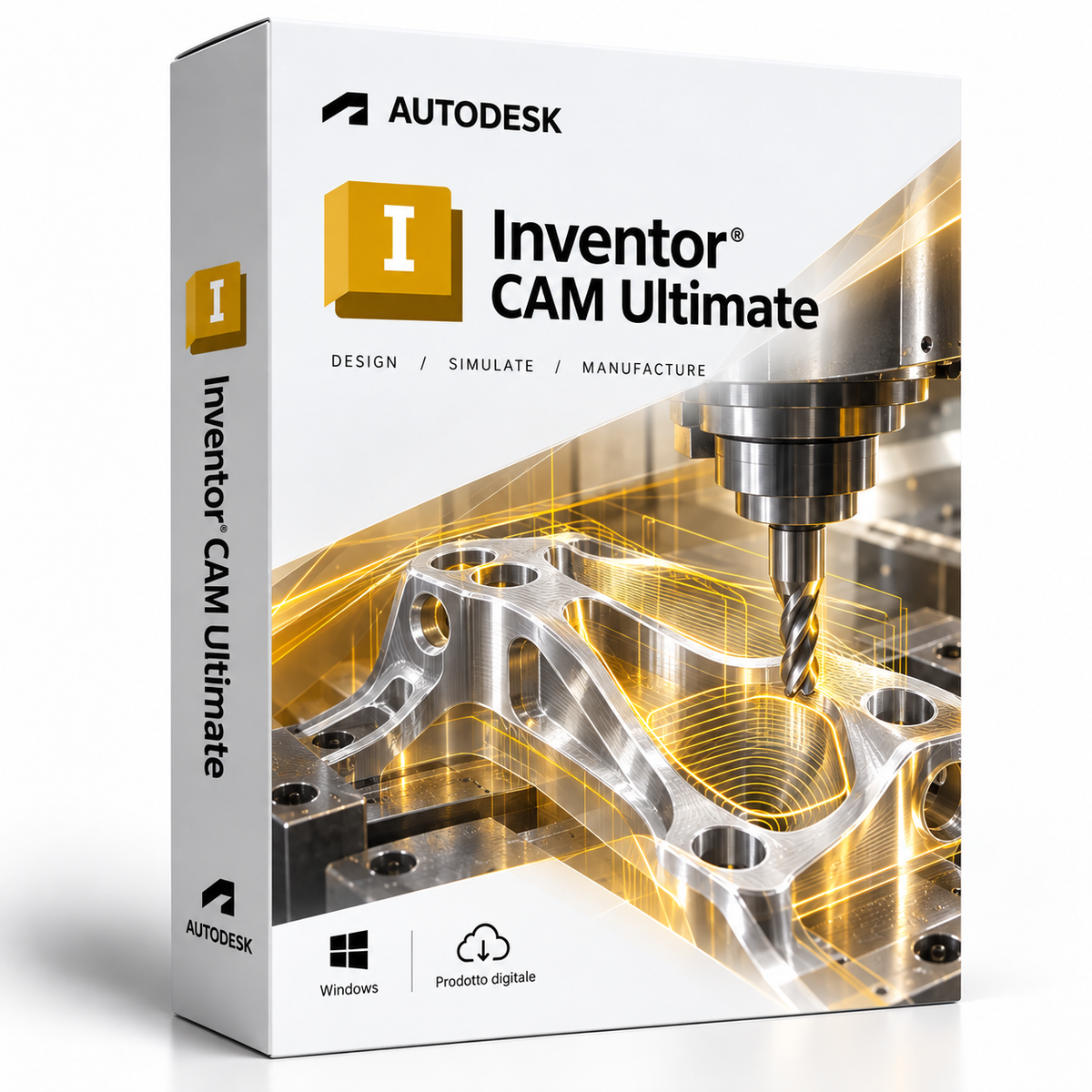 Autodesk Inventor CAM Ultimate - cofanetto digitale