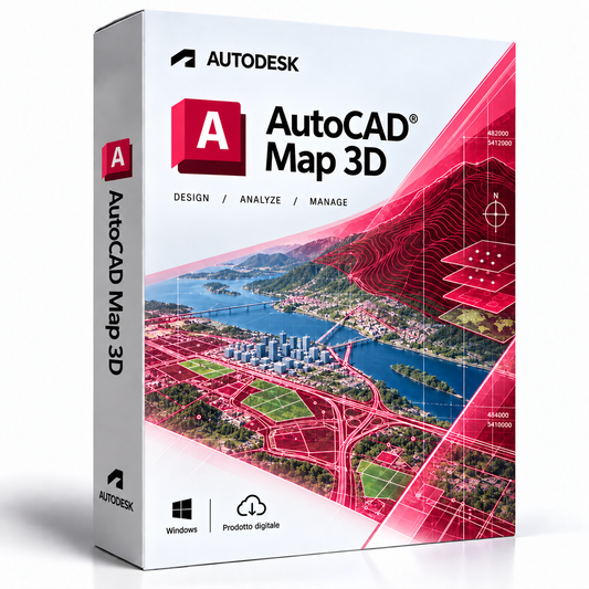 Autodesk AutoCAD Map 3D - cofanetto rosso