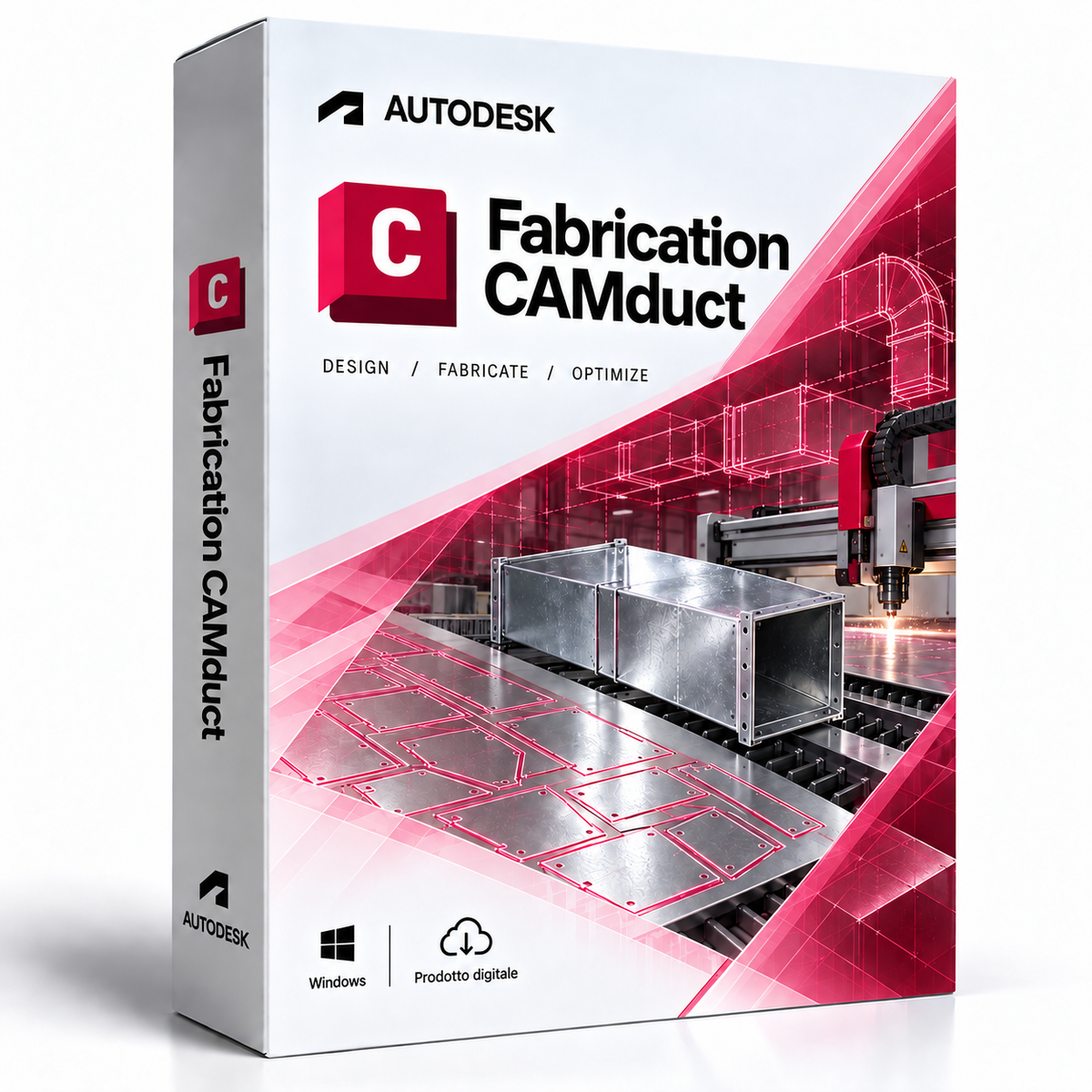 Autodesk Fabrication CAMduct - cofanetto rosso