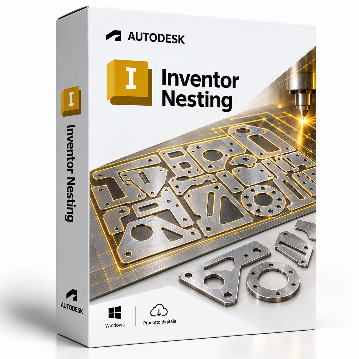 Autodesk Inventor Nesting - cofanetto digitale