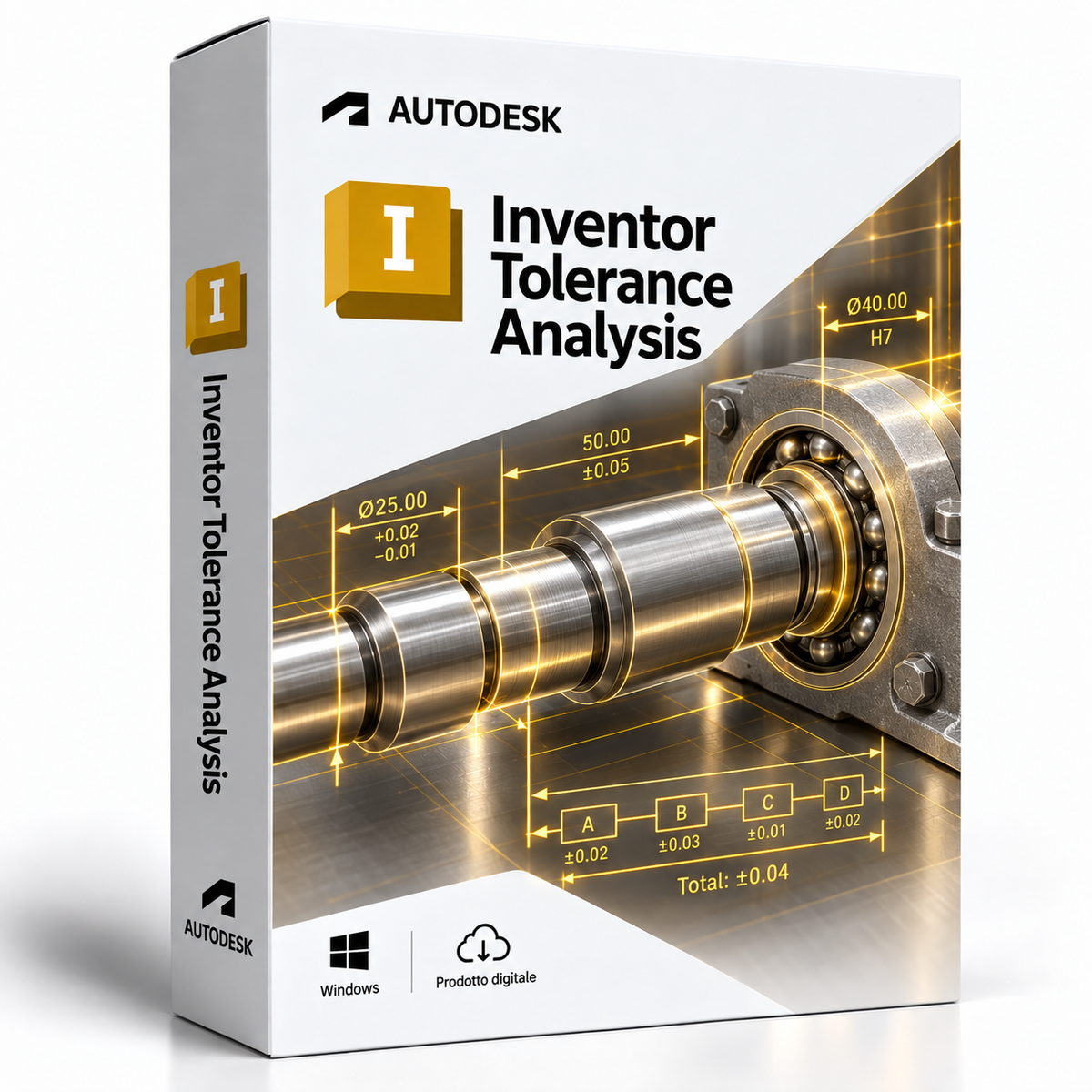Autodesk Inventor Tolerance Analysis - cofanetto digitale