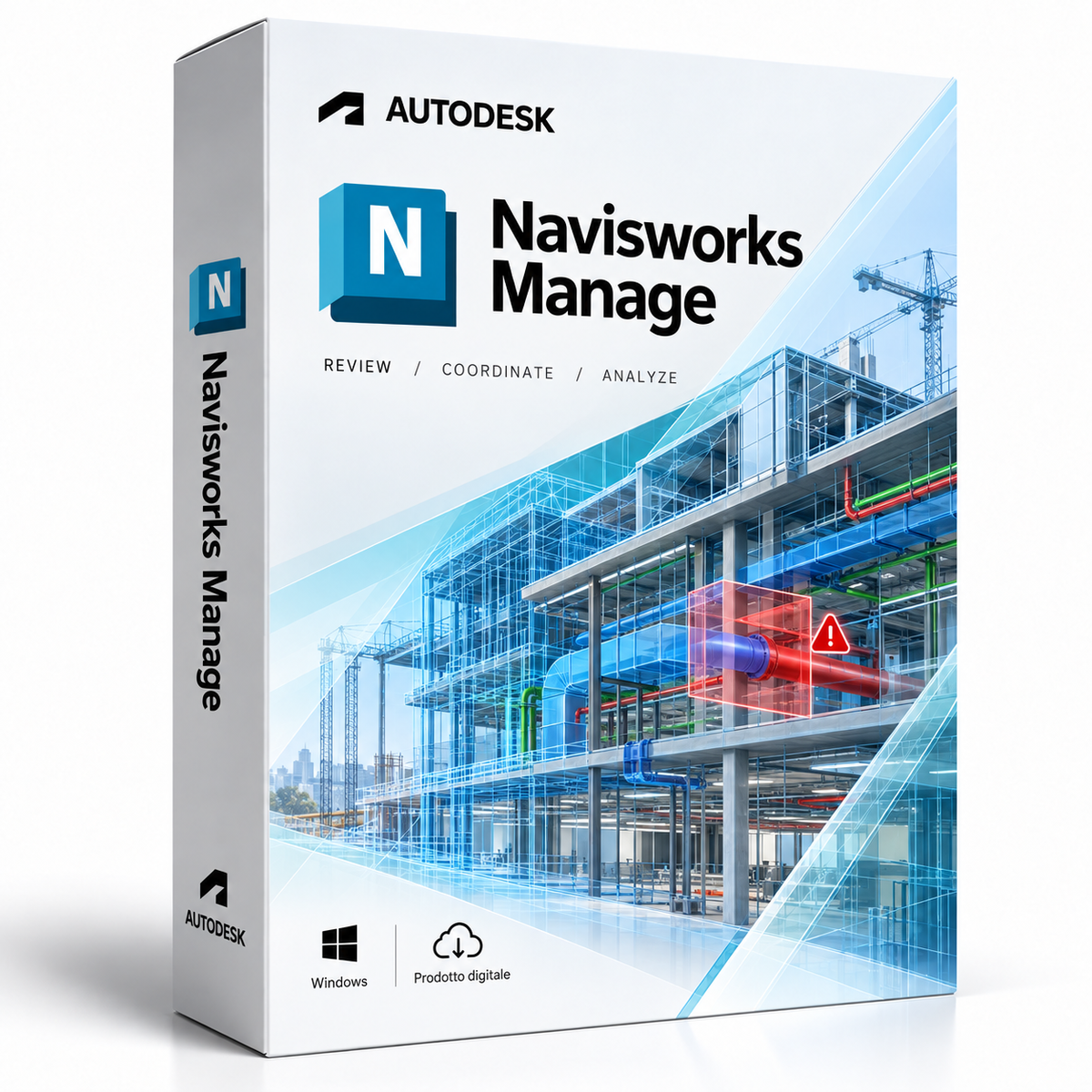 Autodesk Navisworks Manage - cofanetto blu ufficiale