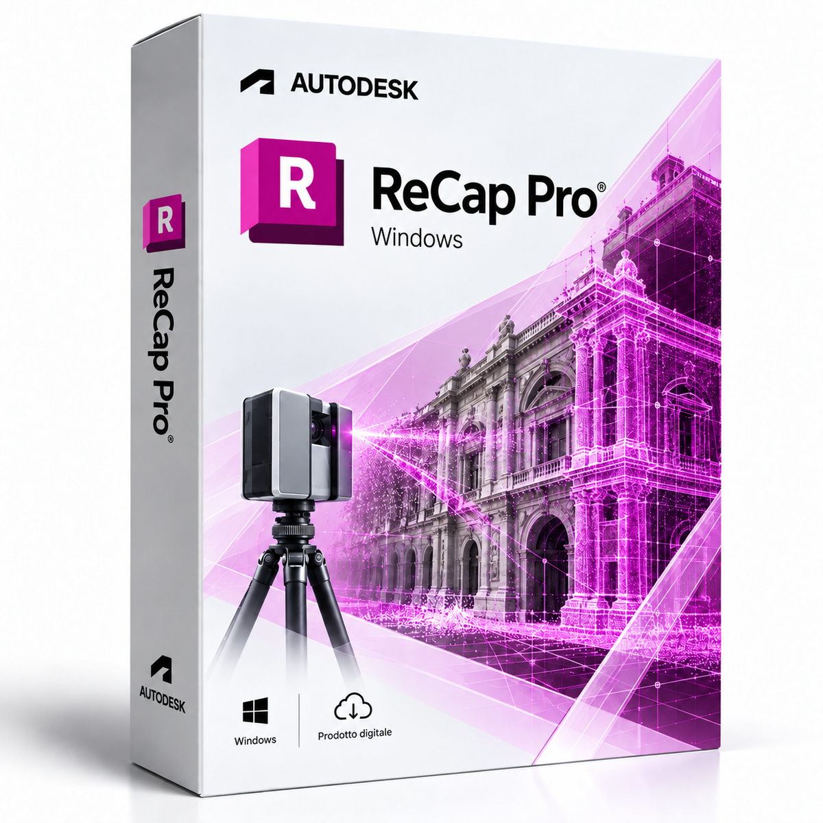 Autodesk ReCap Pro Windows - cofanetto magenta